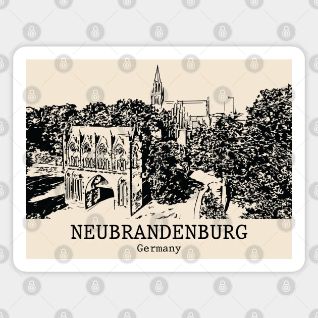 Neubrandenburg - Germany Magnet by Lakeric